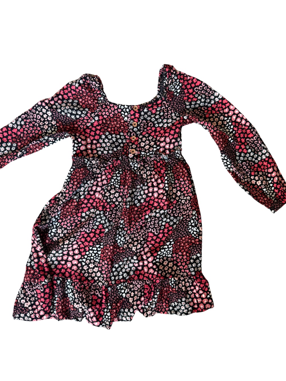 Girls Floral Print Dress